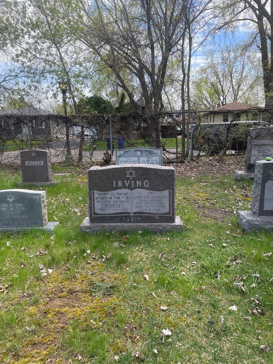 Charles Irving's grave. Photo 2