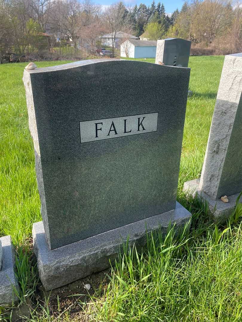 Seymour Falk's grave. Photo 3