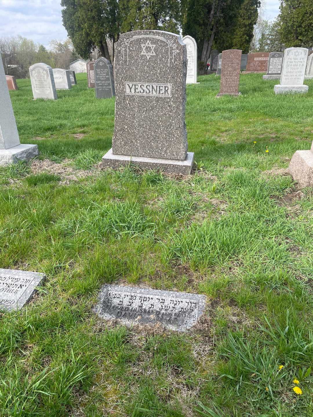 David Jones Yessner's grave. Photo 2