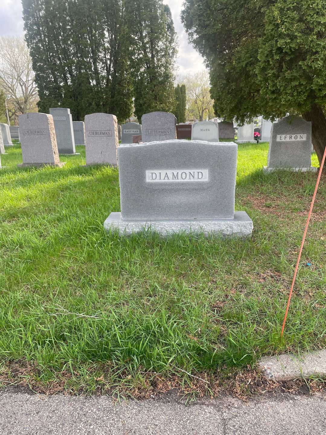 Maurice M. Diamond's grave. Photo 2