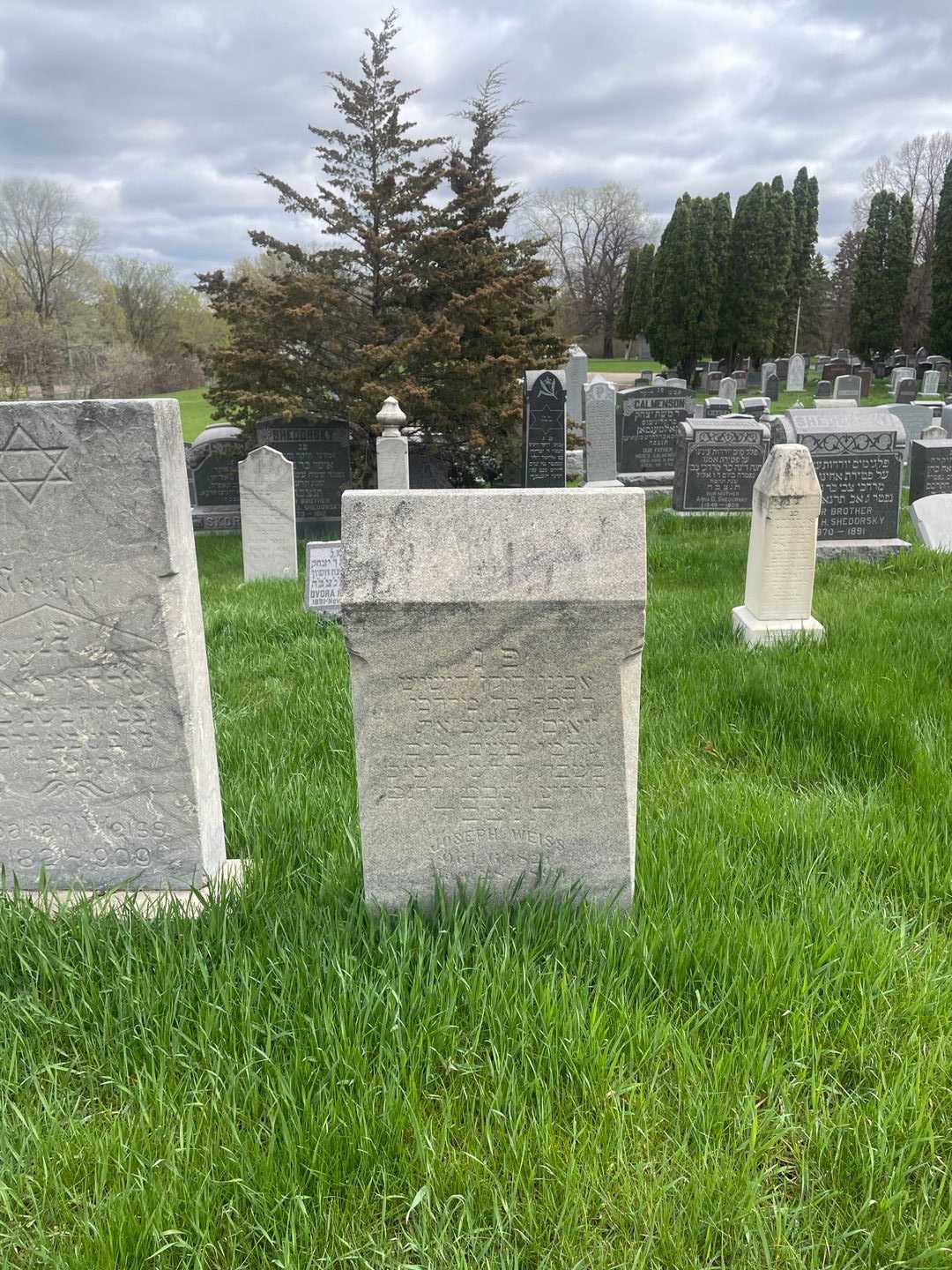 Joseph Weiss's grave. Photo 2