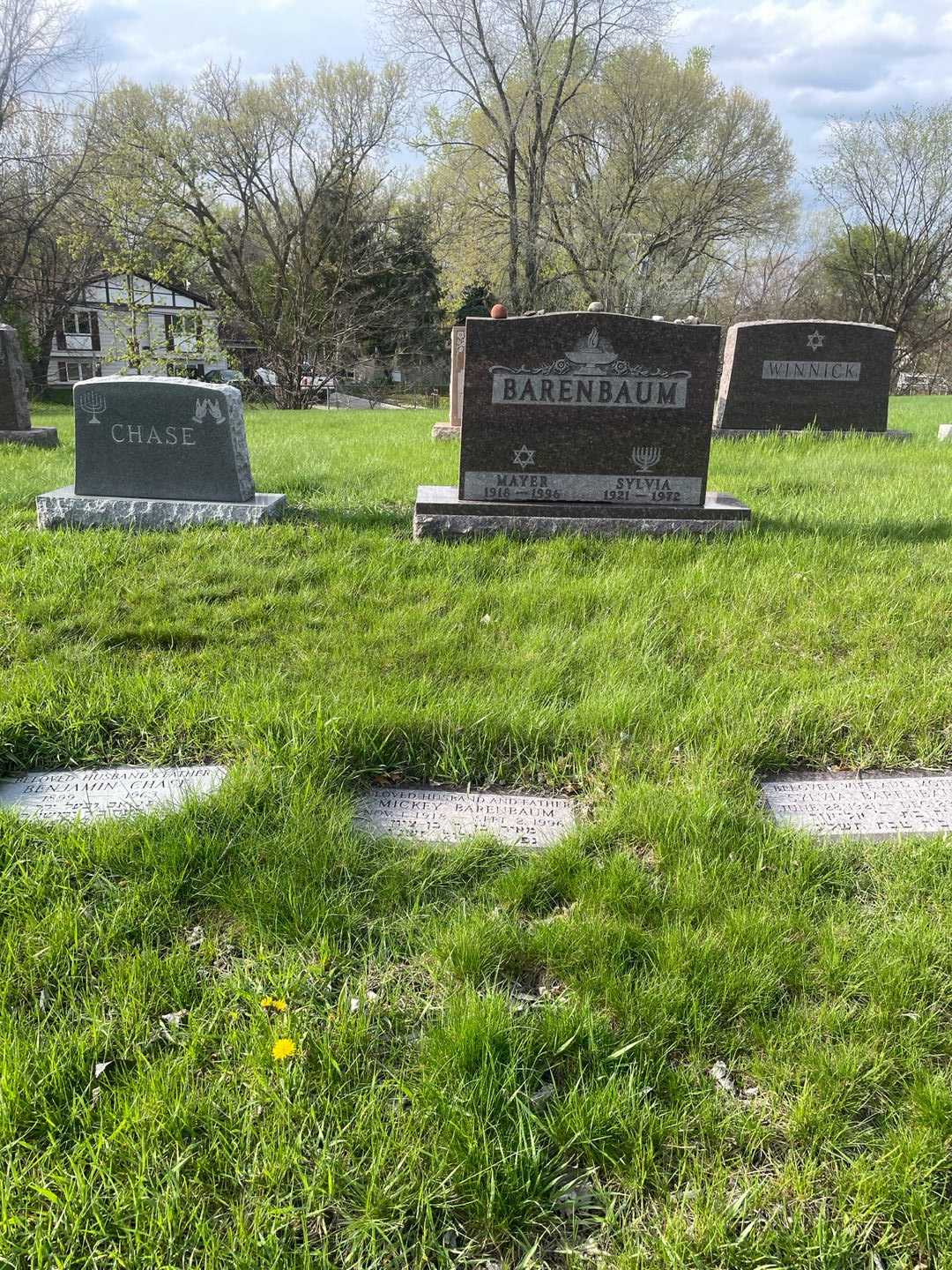 Mayer "Mickey" Barenbaum's grave. Photo 2