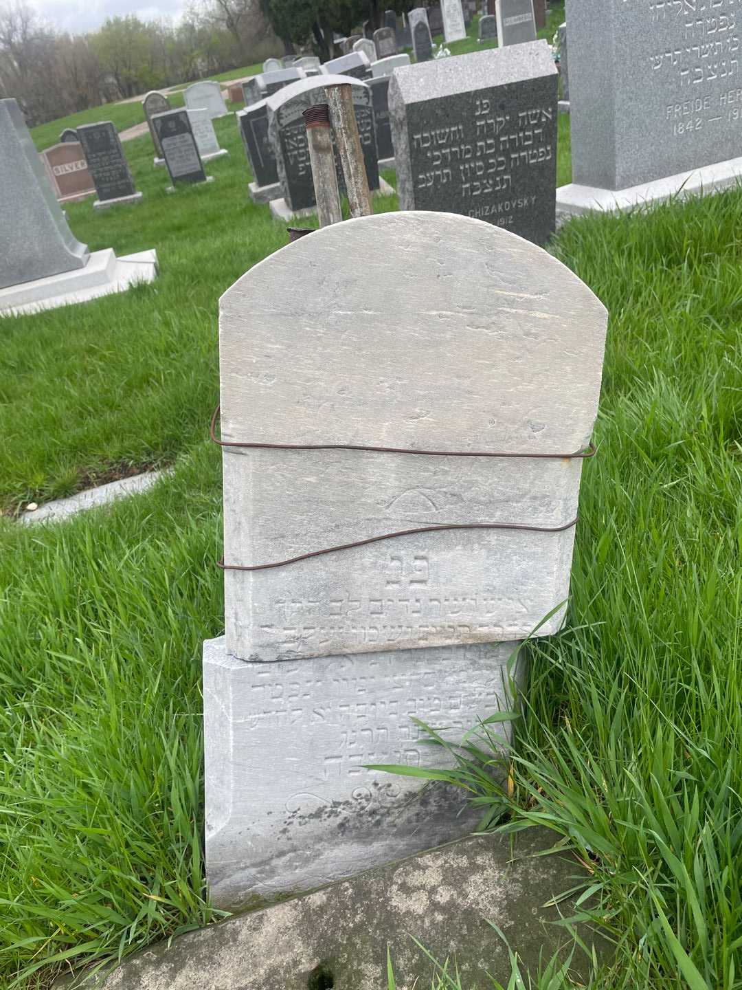 Samuel Jacob's grave. Photo 1