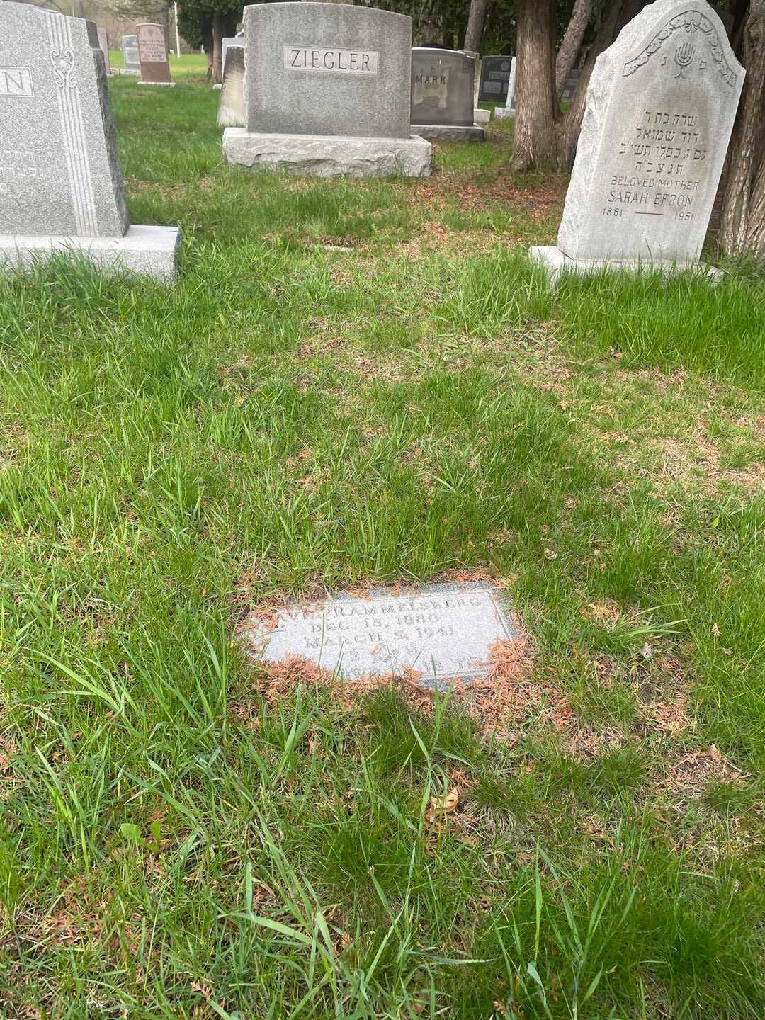 David Rammelsberg's grave. Photo 2