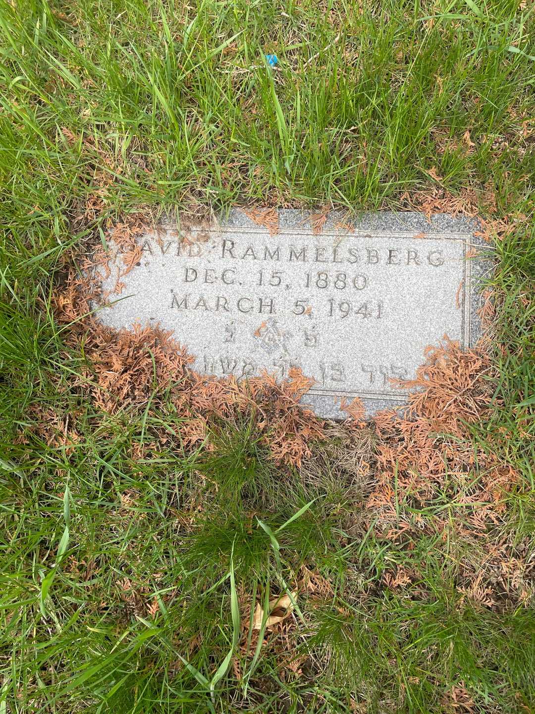 David Rammelsberg's grave. Photo 3