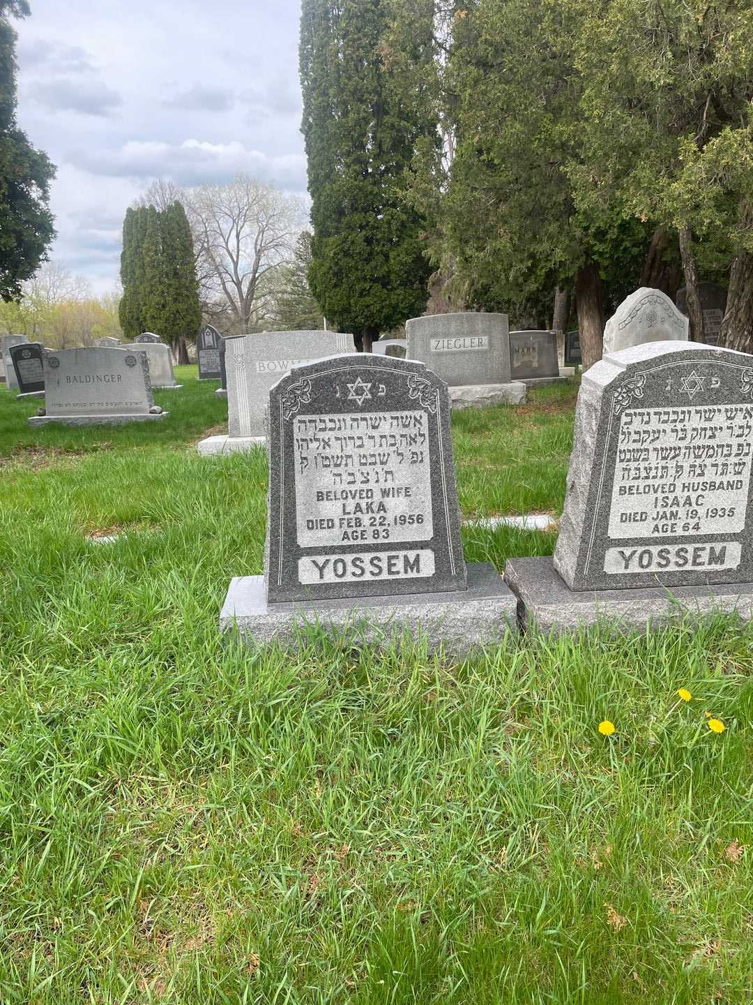 Laka Yossem's grave. Photo 2