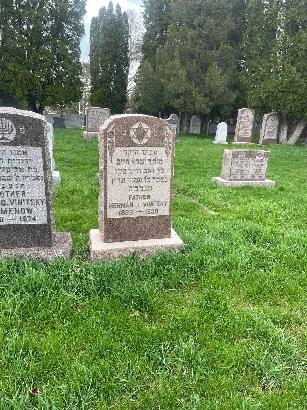 Herman I. Vinitsky's grave. Photo 2
