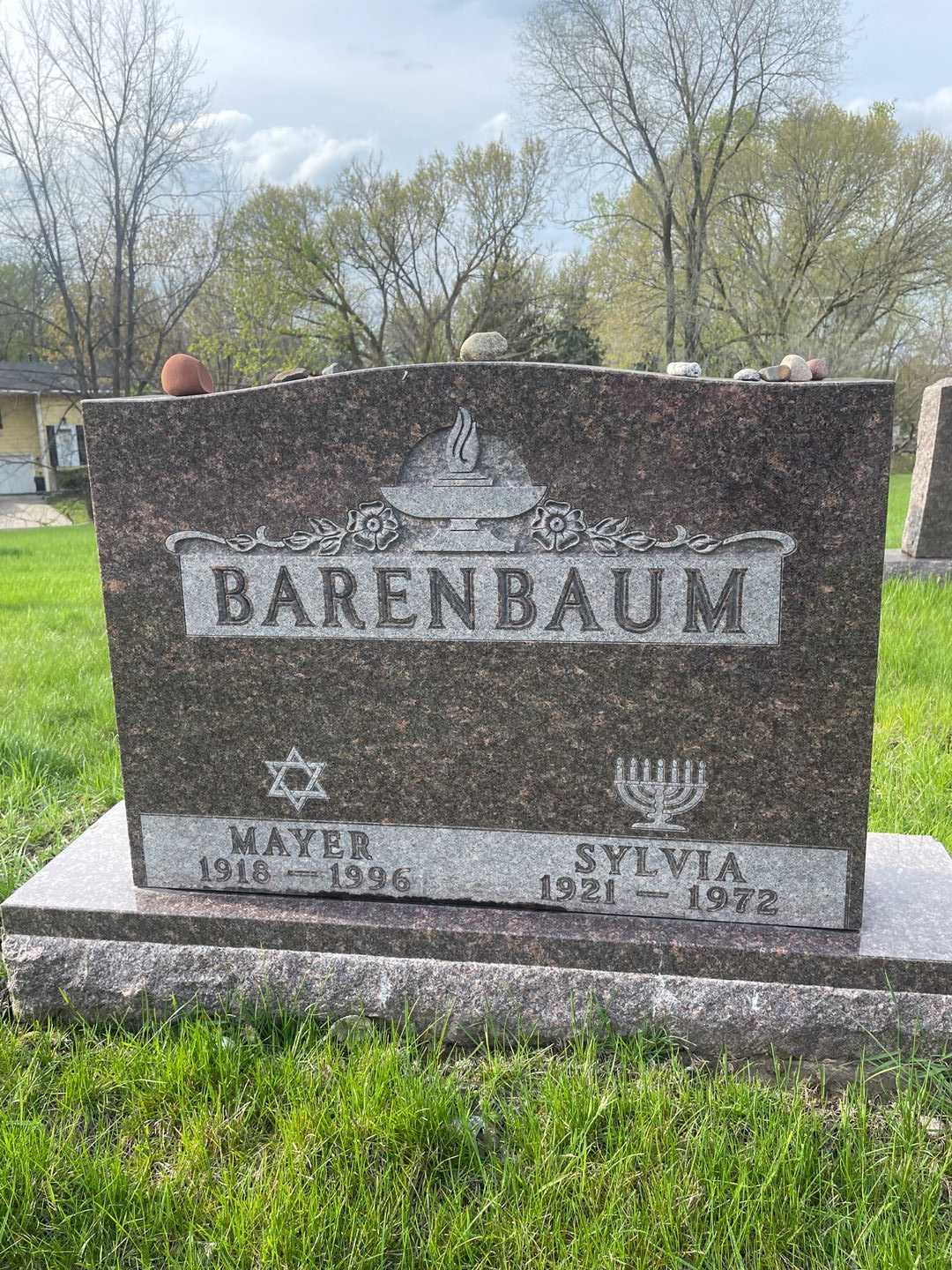 Sylvia Barenbaum's grave. Photo 1
