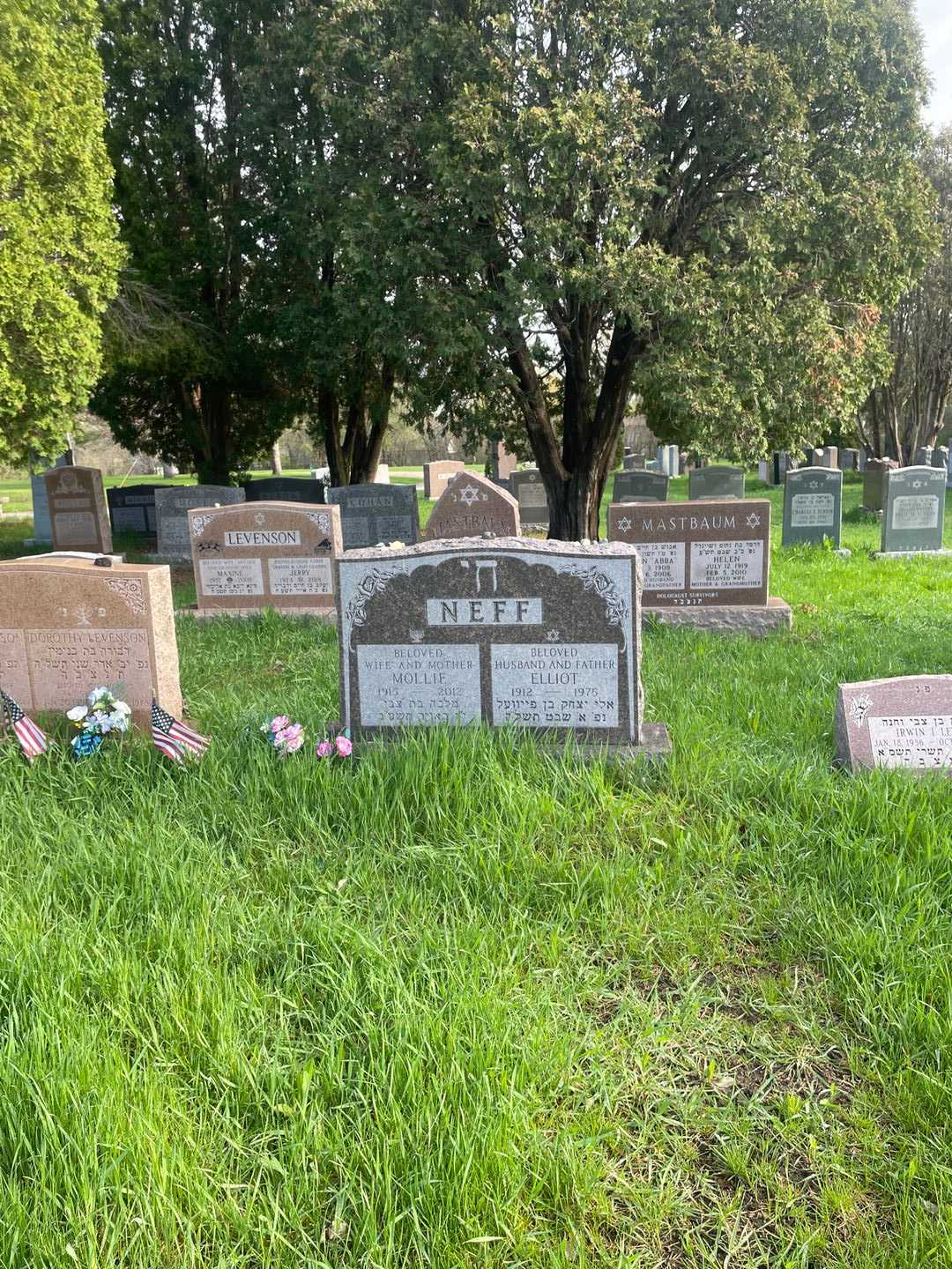Elliot Neff's grave. Photo 2
