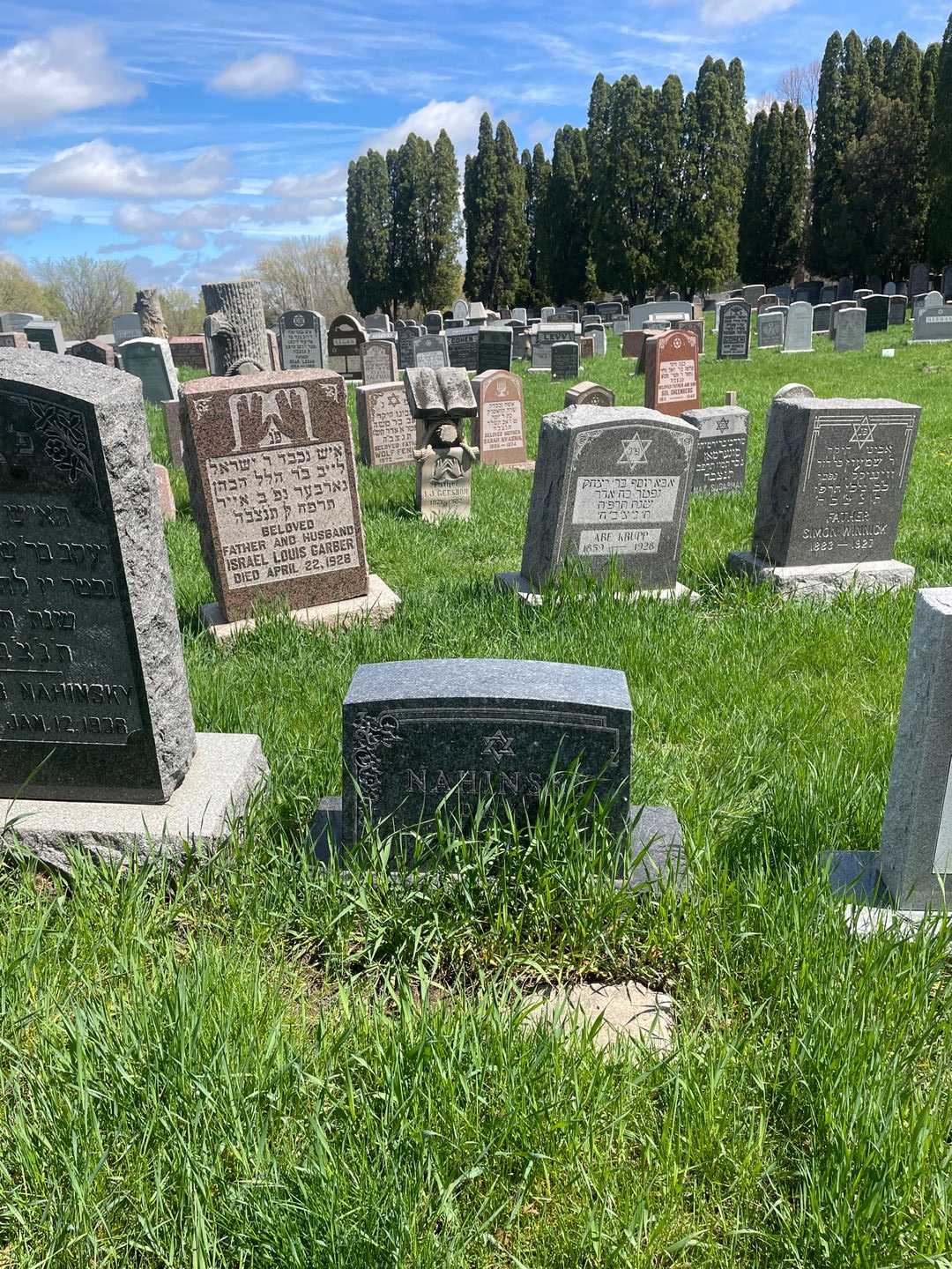 Dave Nahinsky's grave. Photo 2