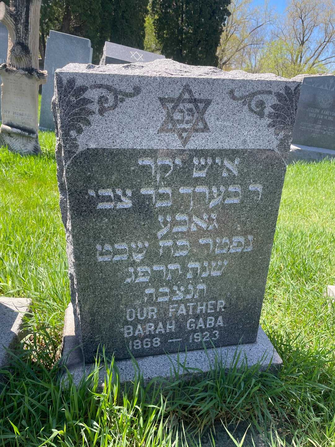 Barah Gaba's grave. Photo 1