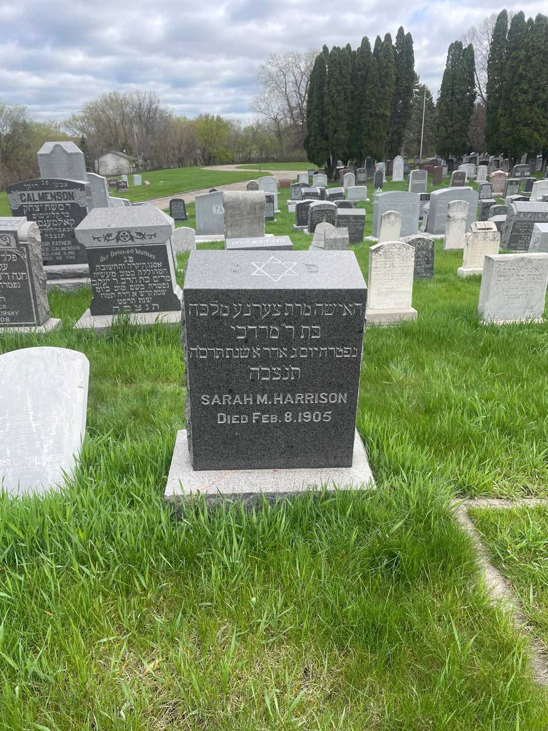 Sarah H. Harrison's grave. Photo 2