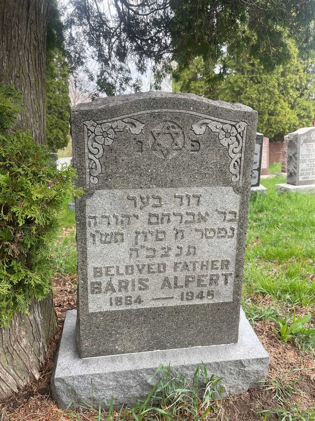 Baris Alpert's grave. Photo 1