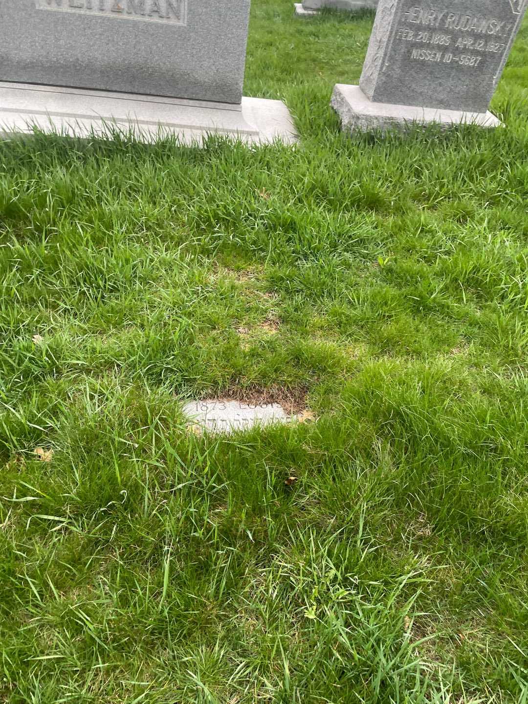 Louis Weitzman's grave. Photo 2