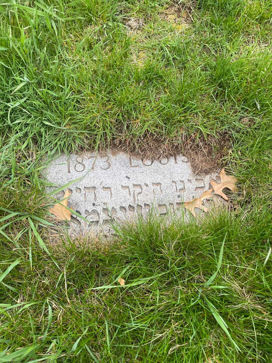 Louis Weitzman's grave. Photo 3