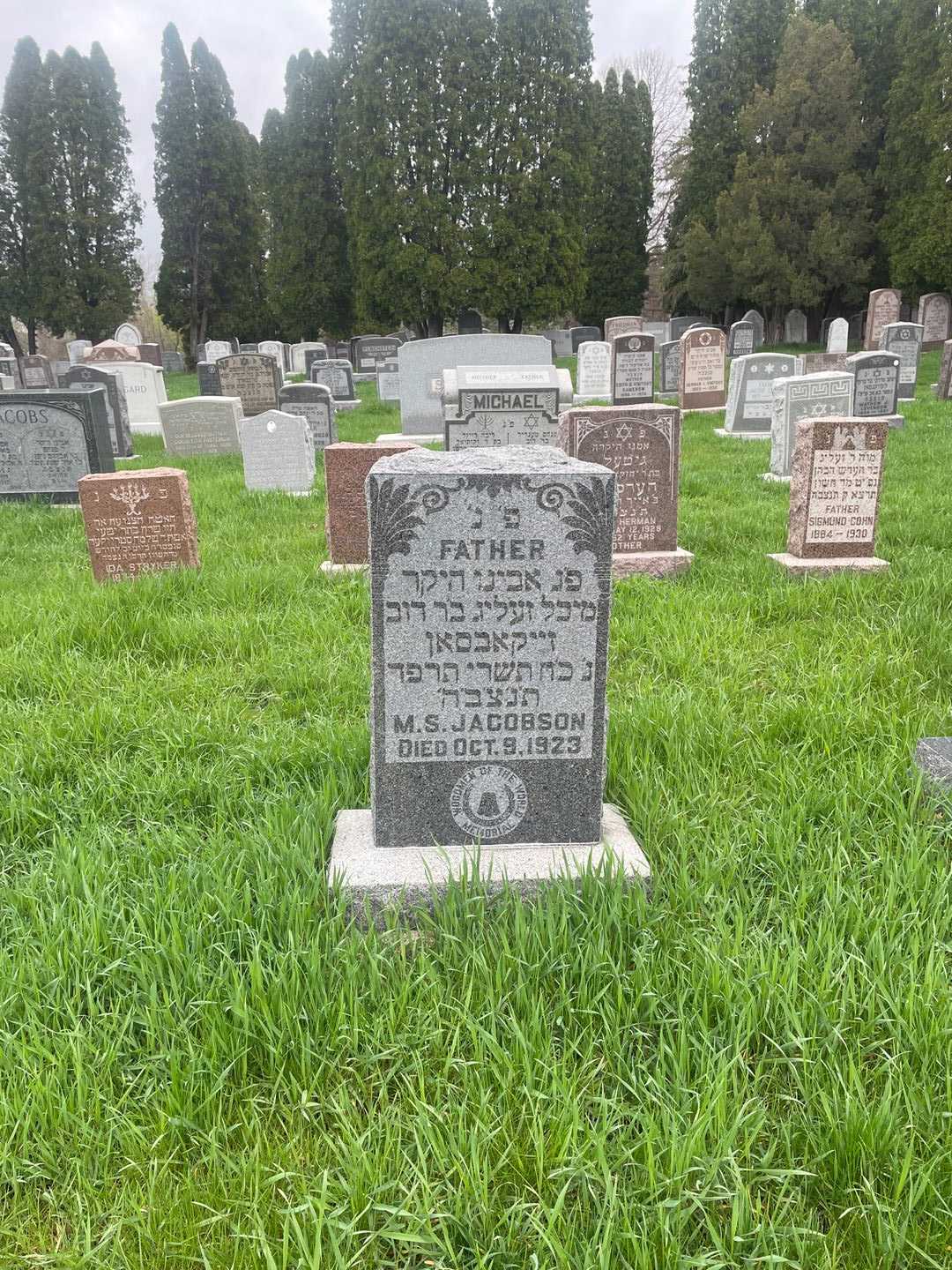 M. S. Jacobson's grave. Photo 2