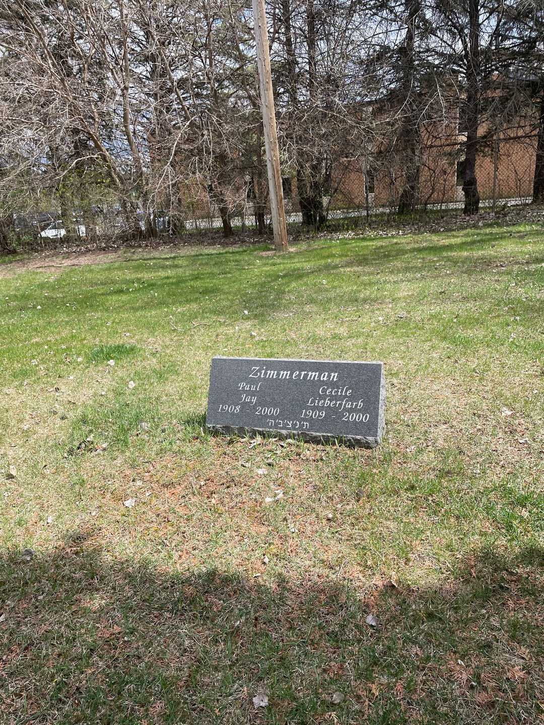 Paul Jay Zimmerman's grave. Photo 2