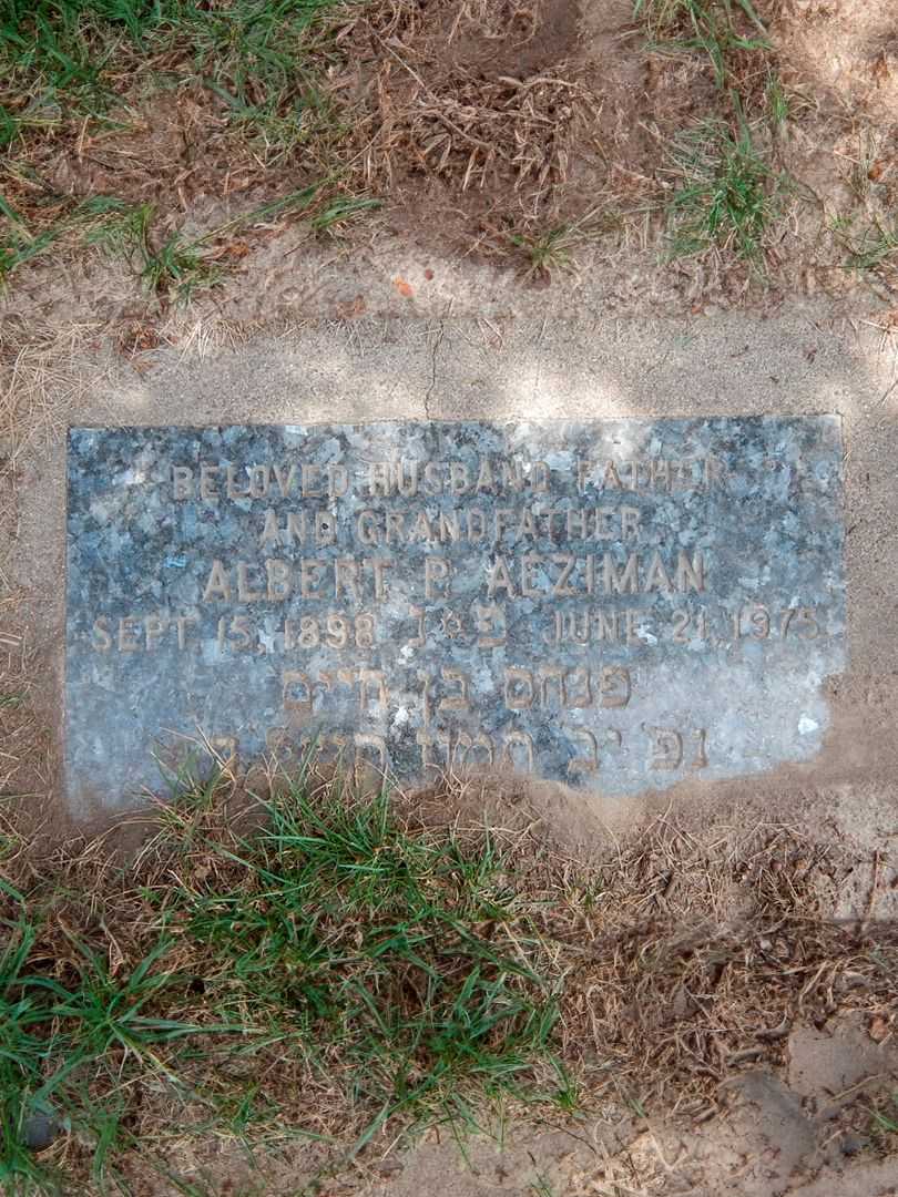 Albert Aeziman's grave. Photo 3