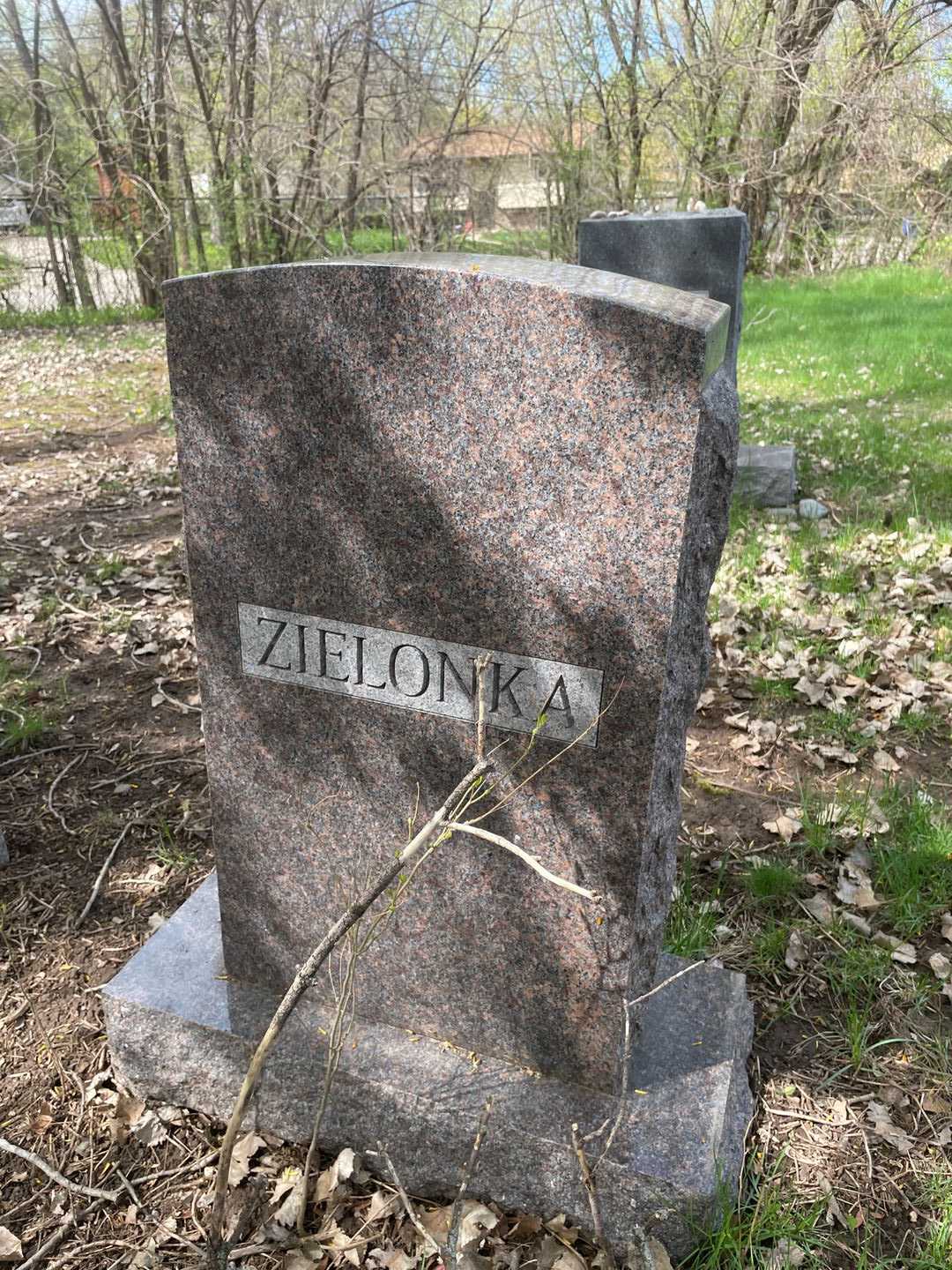 Gertrude Zielonka's grave. Photo 3