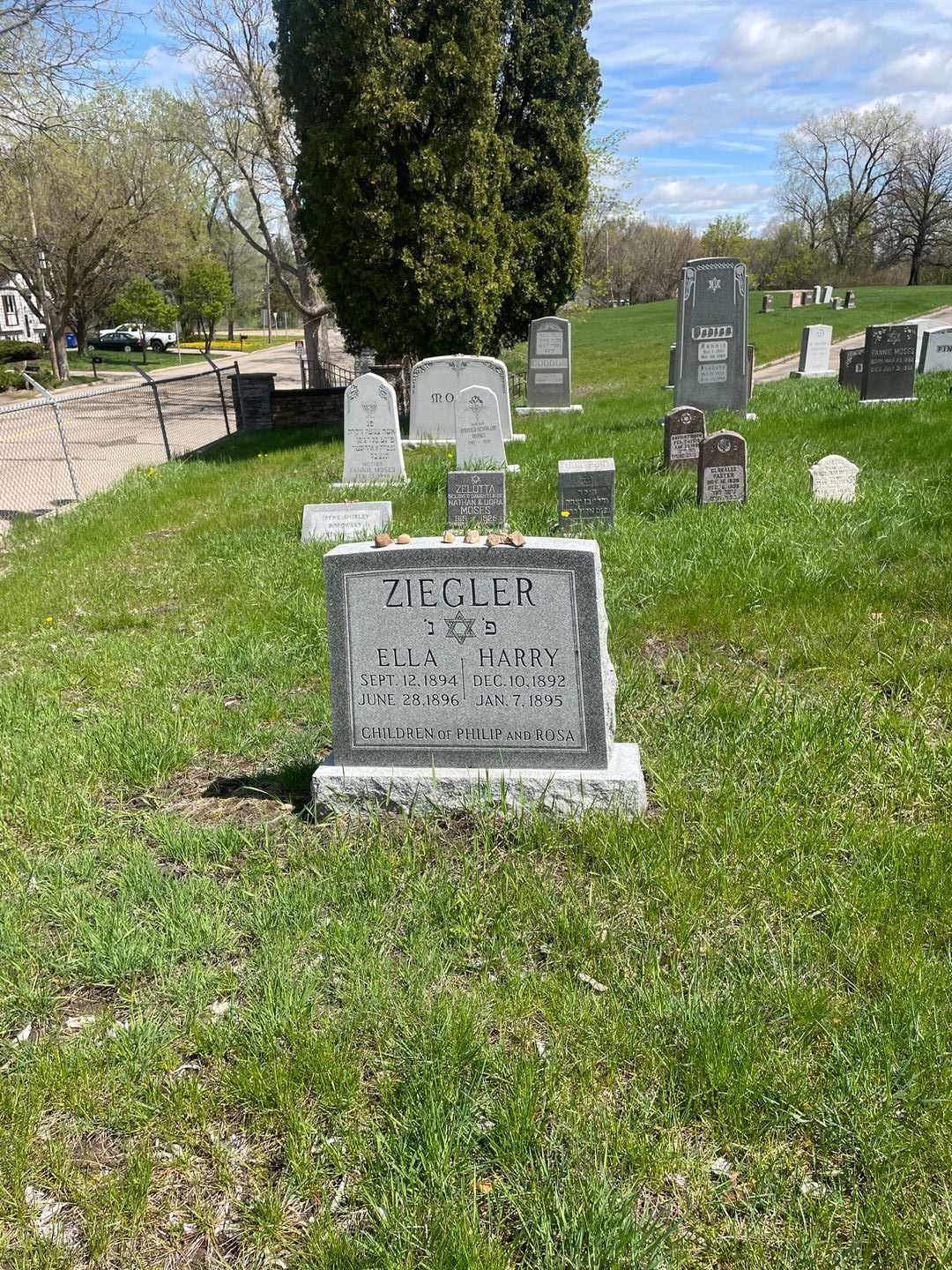 Harry Ziegler's grave. Photo 2