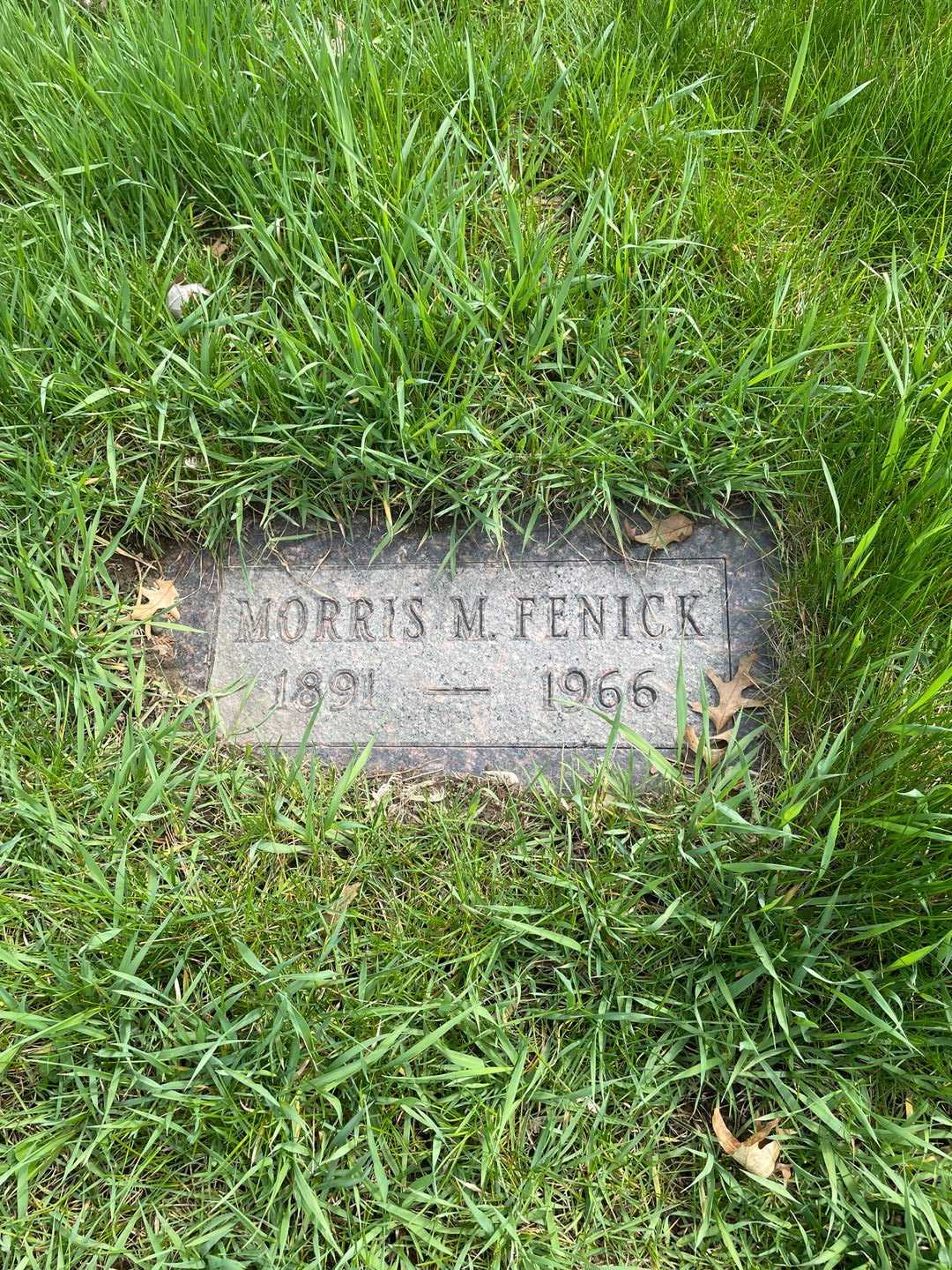 Morris M. Fenick's grave. Photo 3