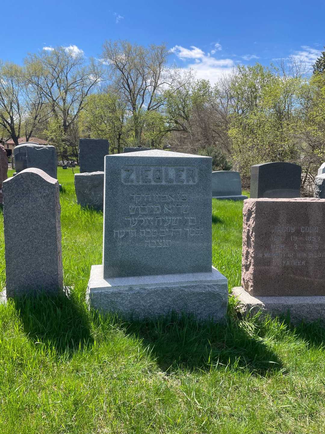 Philip Ziegler's grave. Photo 2