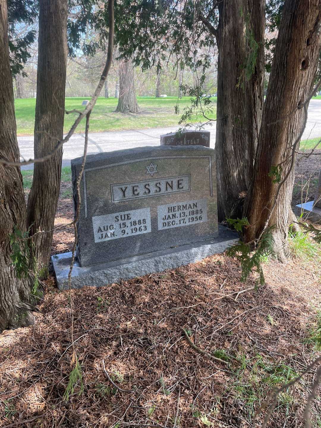 Herman Yessne's grave. Photo 2