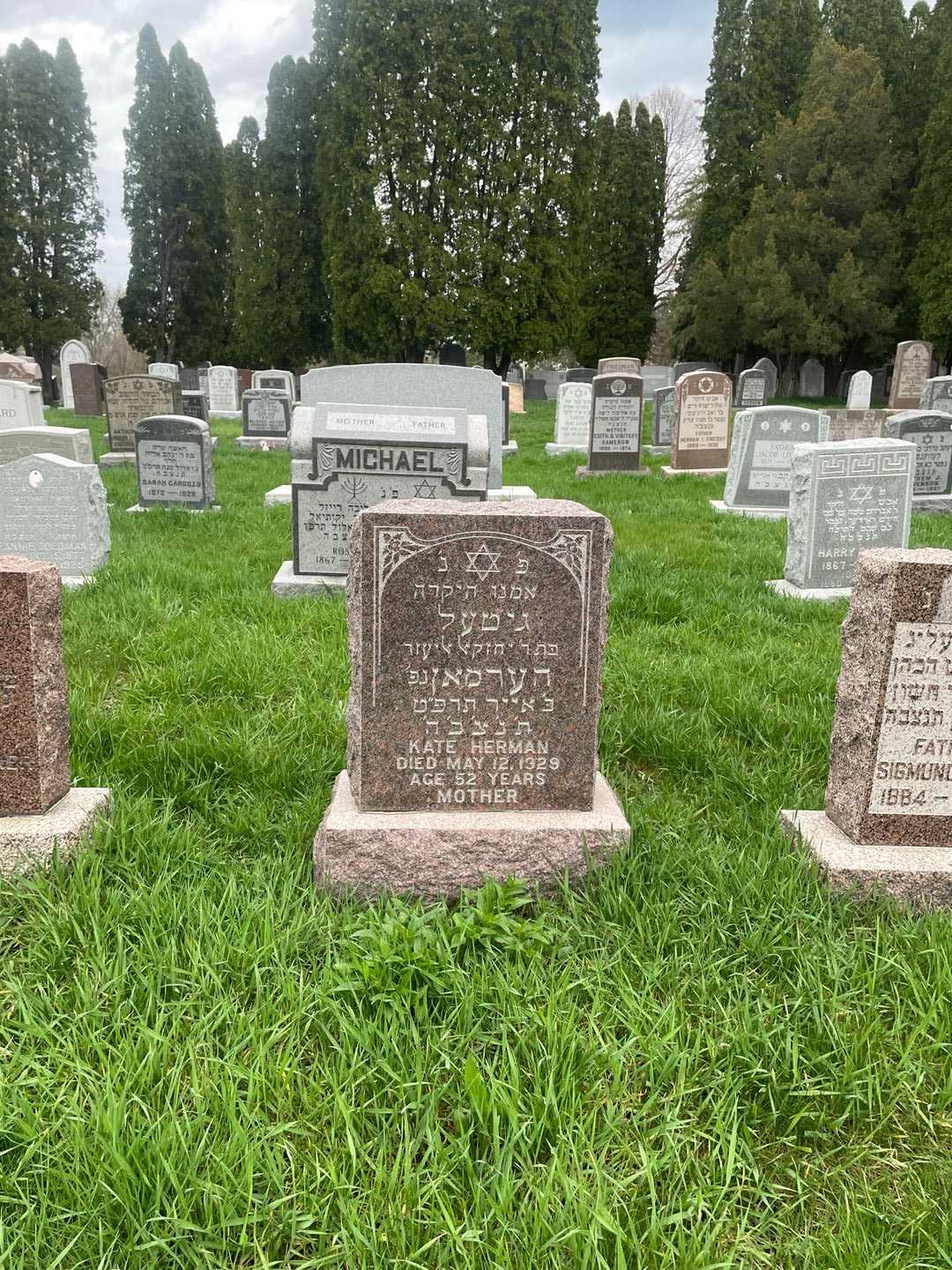Kate Herman's grave. Photo 2