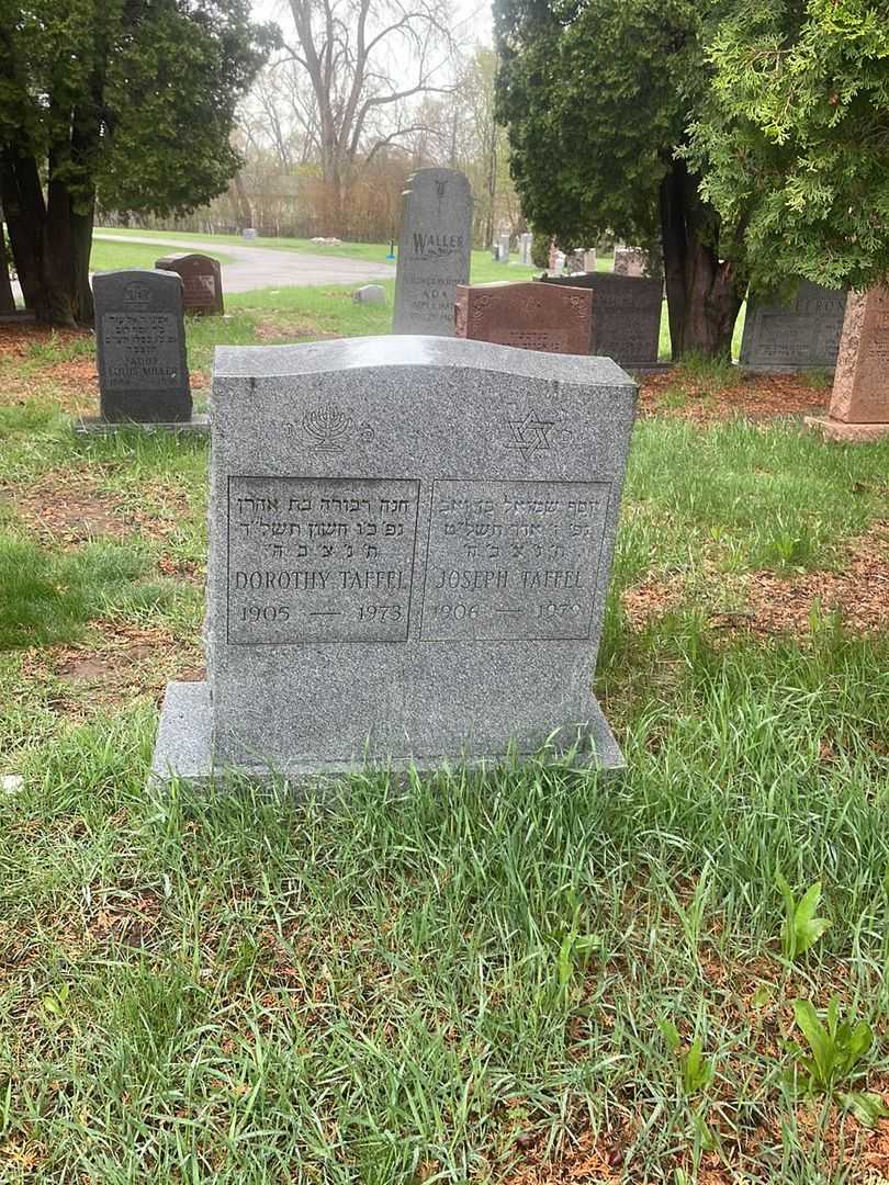 Joseph Taffel's grave. Photo 2