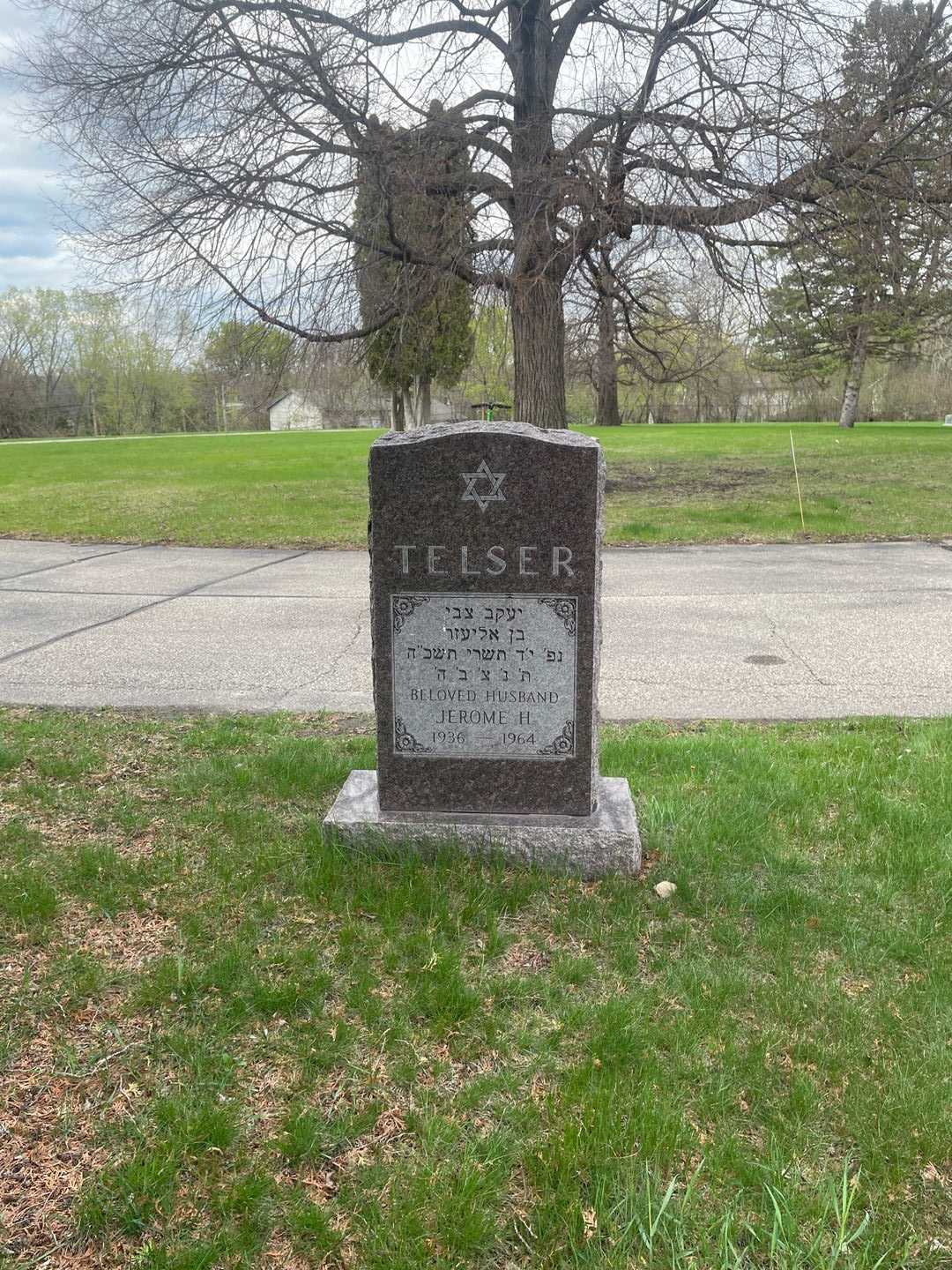 Jerome H. Telser's grave. Photo 2