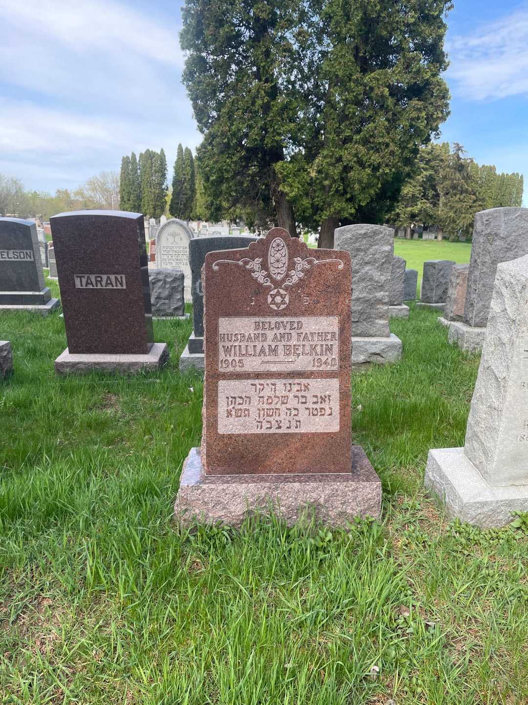 William Belkin's grave. Photo 2