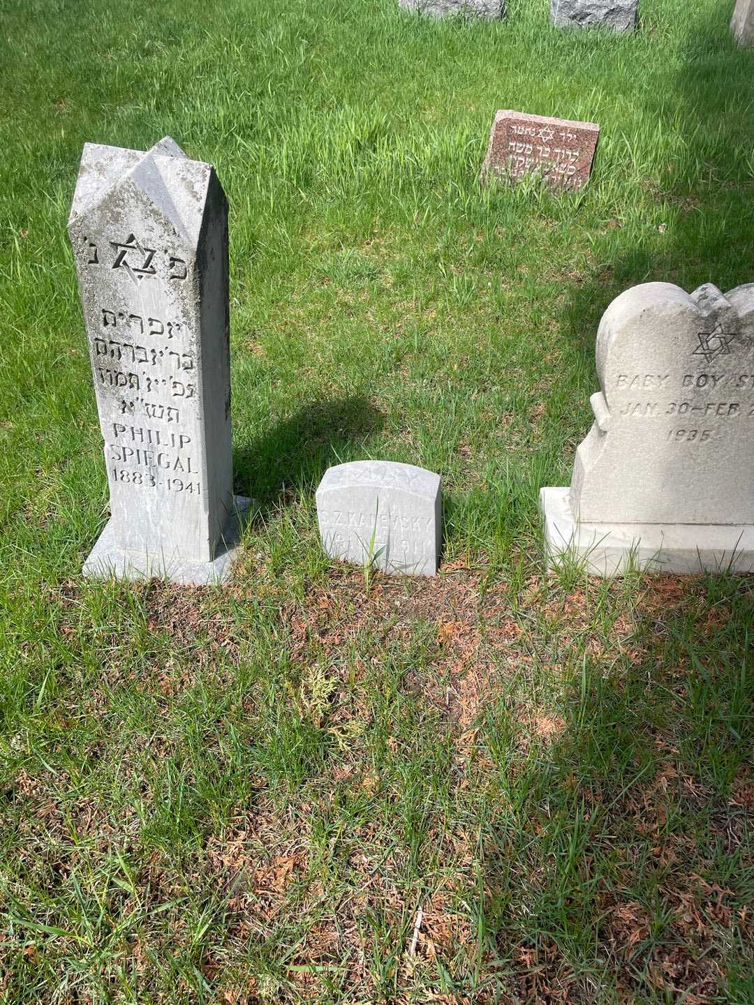 S. Z. Kanevsky's grave. Photo 2