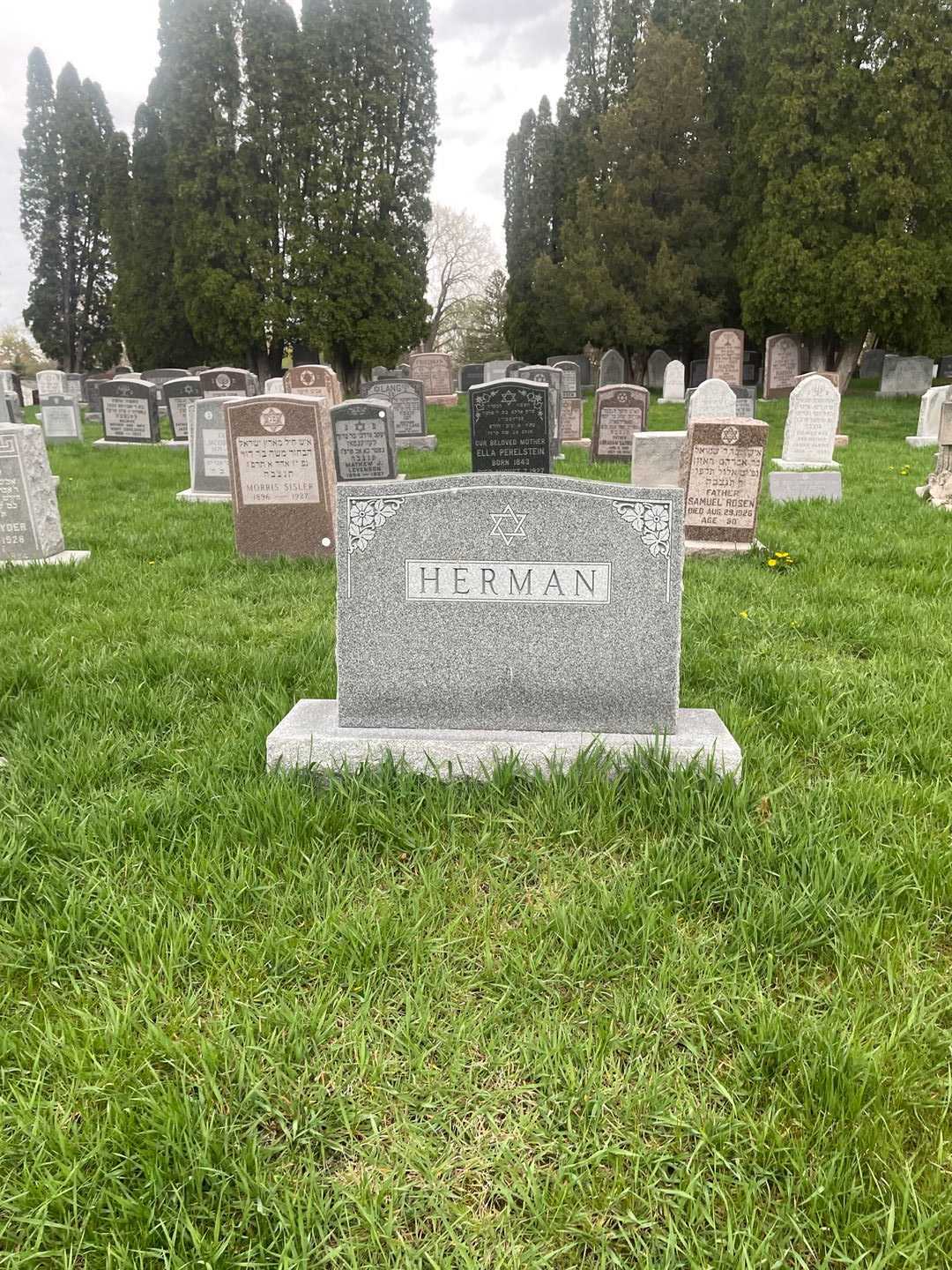 Max Herman's grave. Photo 1