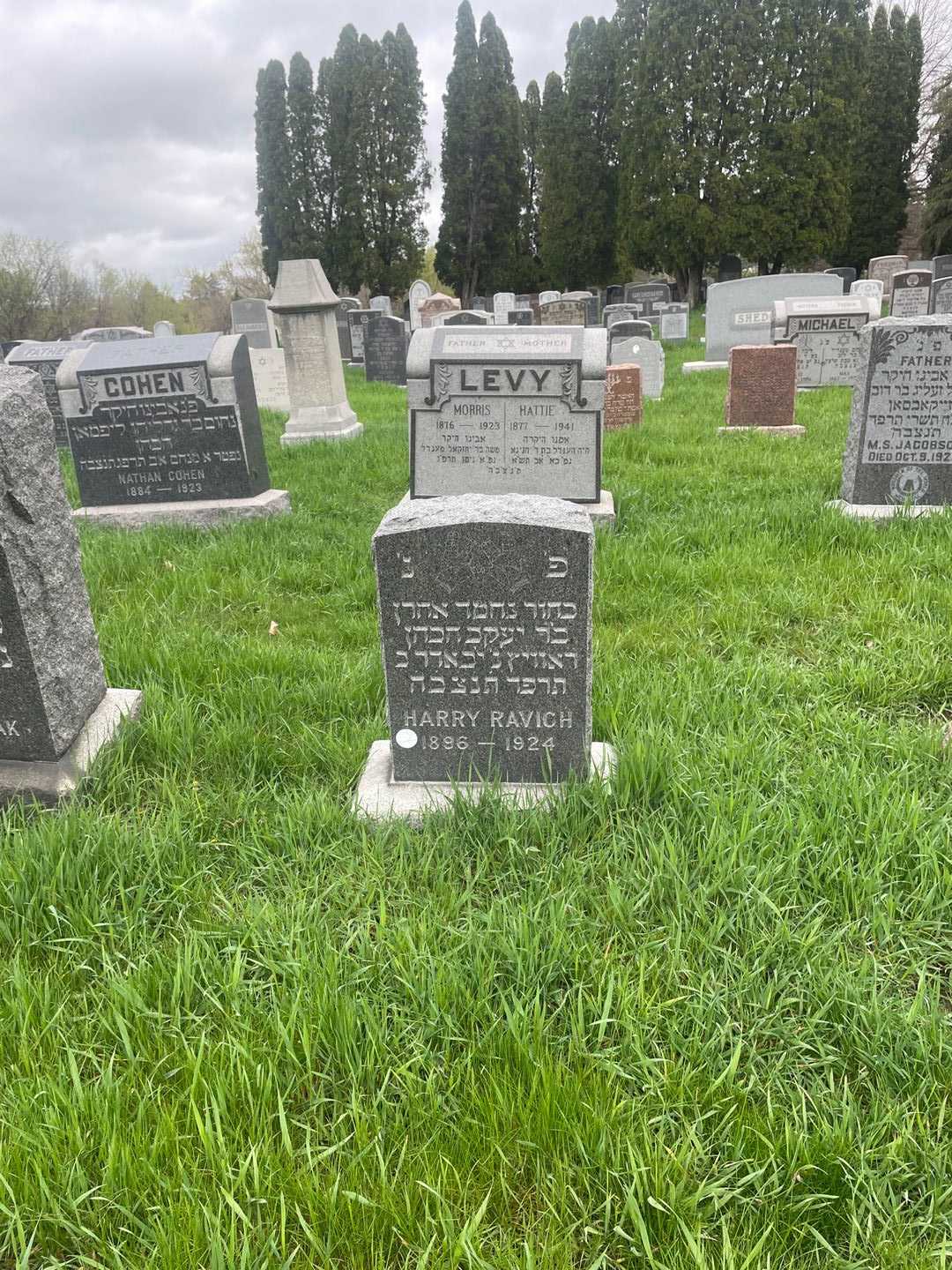 Harry Ravich's grave. Photo 2