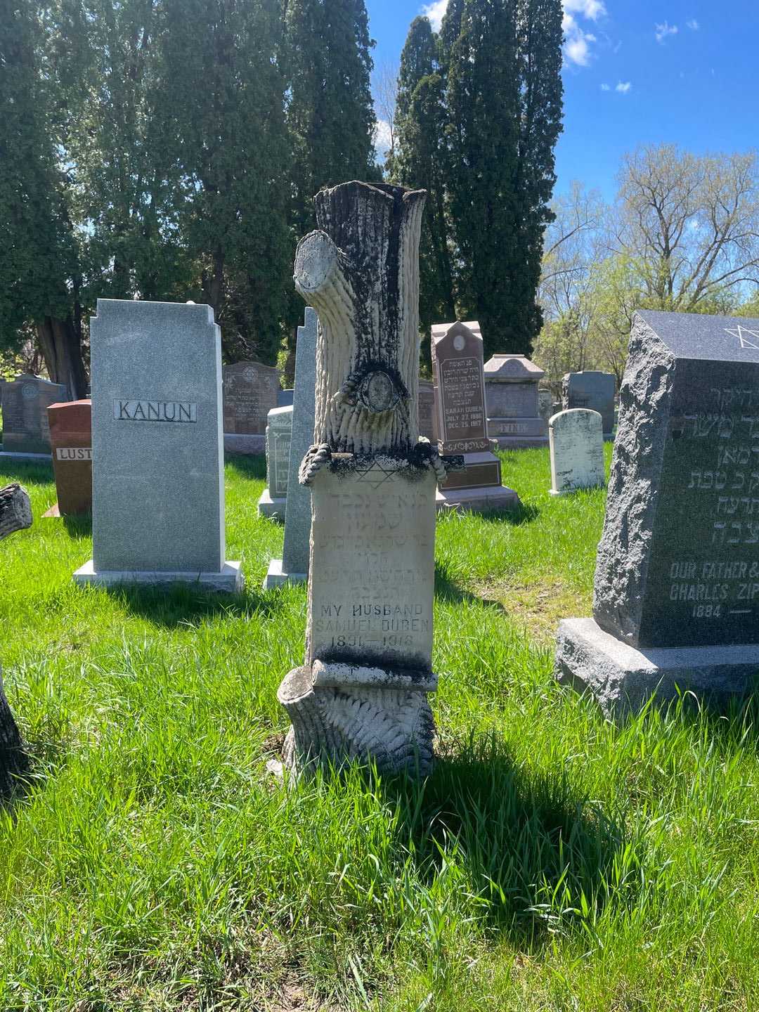 Samuel Duben's grave. Photo 2