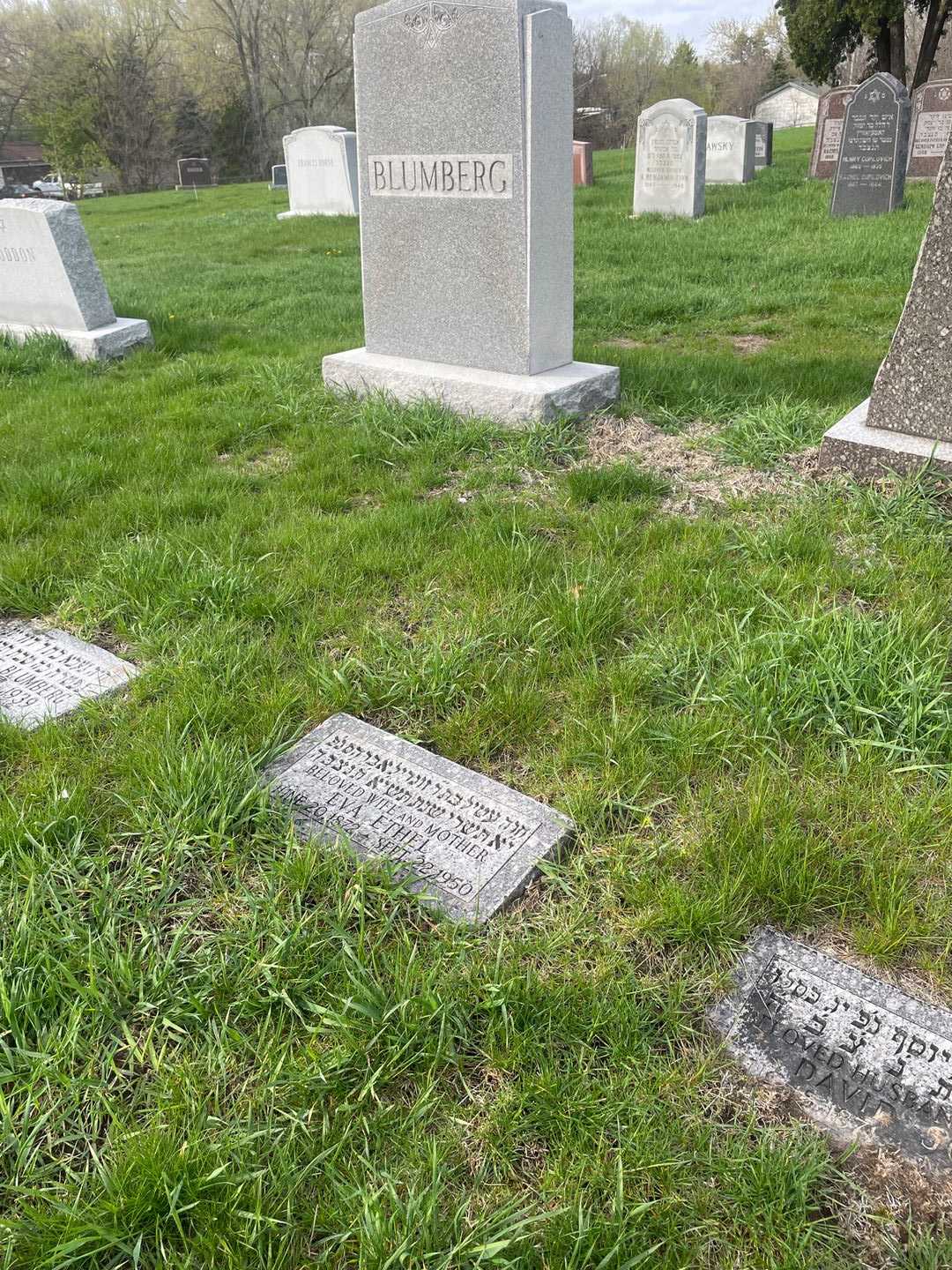 Eva Ethel Yessner's grave. Photo 2